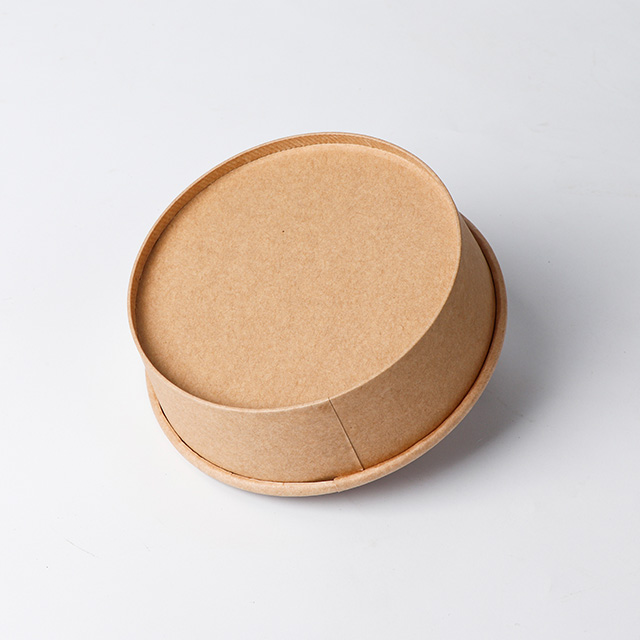 25oz أوعية الورق الصديقة للبيئة لعرض وجبة صحية