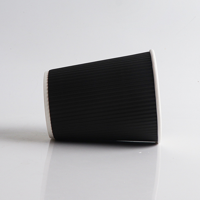 الجملة التي يمكن التخلص منها جودة عالية الجودة تموج الجدار كوب ورقة القهوة