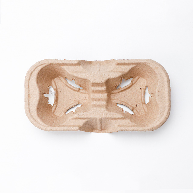 خذ بعيدا قابلة للتصرف وقابلة لإعادة التدوير علبة لب الورق 2 كوب حامل