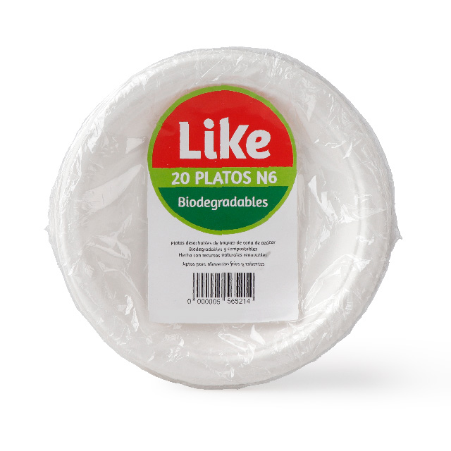 صينية ورق قصب السكر يمكن التخلص منها