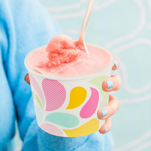 4oz-16oz المطبوعة المطبوعة مخصصة يمكن التخلص منها كوب آيس كريم يمكن التخلص منه في كوب الزبادي المجمد