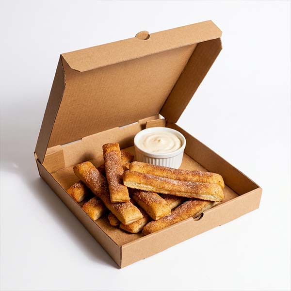 علبة بيتزا مموجة مربعة 9 بوصة10