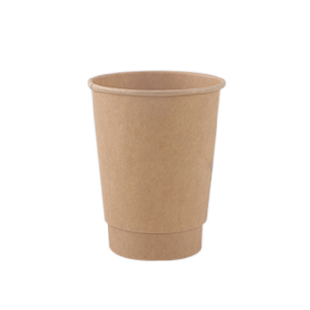 12oz Pla Kraft Cup Double Wall Cup