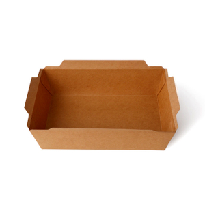 صندوق غداء يمكن التخلص منه Kraft Paper Salad Square Box