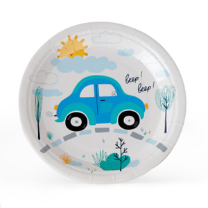 أطفال يمكن التخلص منها حفلة ورقة لوحة لوحة حفر السيارة