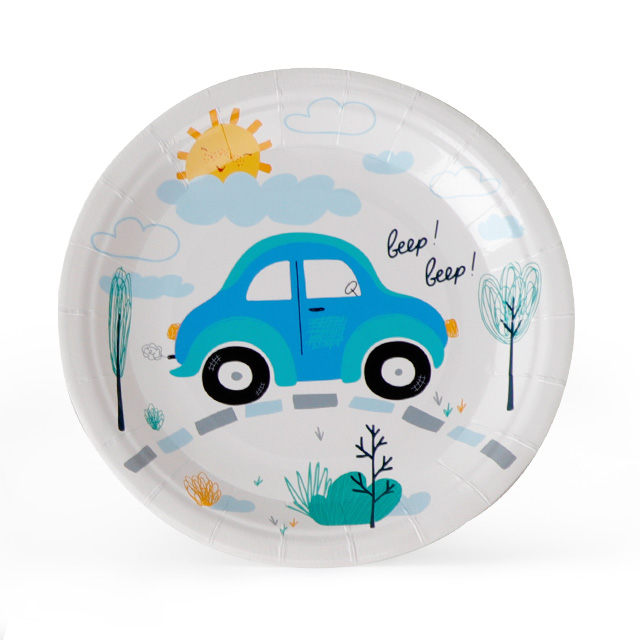 أطفال يمكن التخلص منها حفلة ورقة لوحة لوحة حفر السيارة