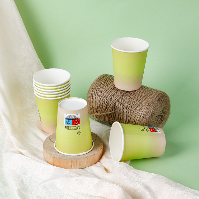 طلاء ماء قائم على الماء 7 أوقية لتناول الكوب من المشروبات الساخنة القهوة