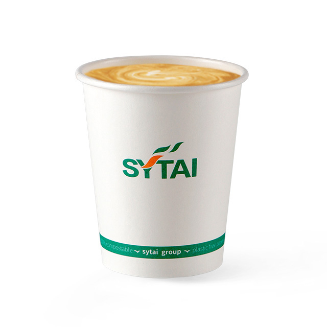 12 أوقية من كوب القهوة الورقية المفردة القائمة على الماء