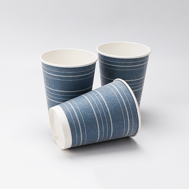 سميك محمول الساخن الساخن والبارد 12 أوقية كوب من ورق الحائط الواحد