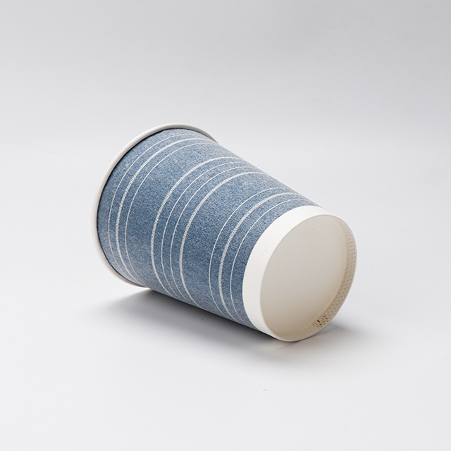 سميك محمول الساخن الساخن والبارد 12 أوقية كوب من ورق الحائط الواحد