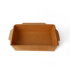 صندوق غداء يمكن التخلص منه Kraft Paper Salad Square Box