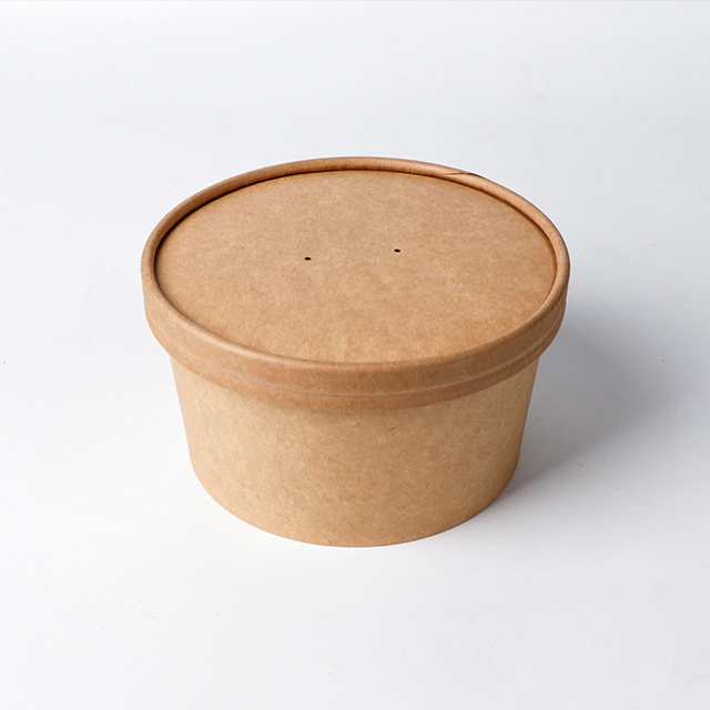 يمكن التخلص من التخلص من Kraft Paper Salad Bowl 500ml/750ml/1000ml/1100ml/1300ml/1500ml