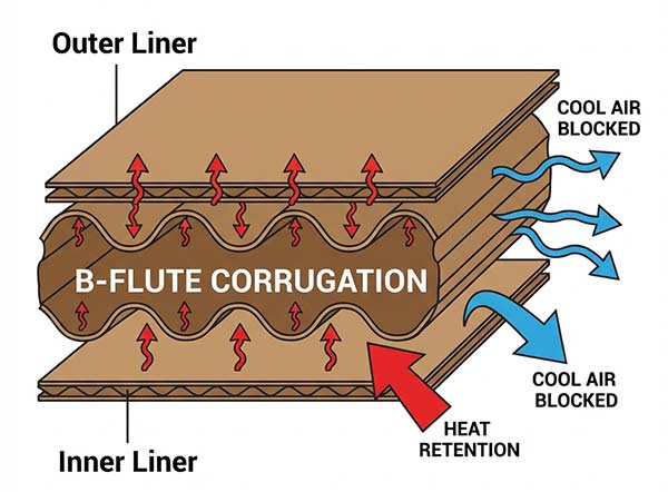 علب البيتزا القياسية